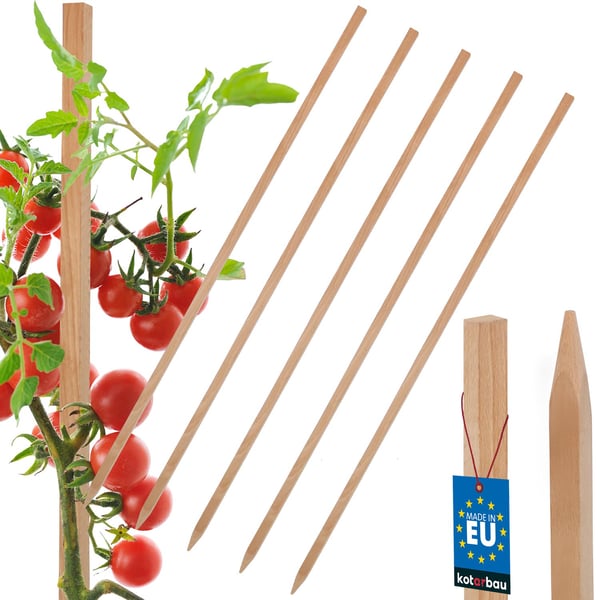 KOTARBAU® tomatstöd för grönsaksträdgård, 80 cm, set om 5