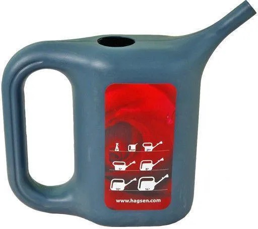 Muovinen kastelukannu, trapetsi, 1,5 l, tumma tuhka - MX 2403