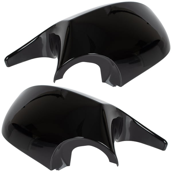 BMW 1 E81 E82 E87 E88 10-15 spegelkåpa SVART GLOSSY vänster + höger 2 st. SET