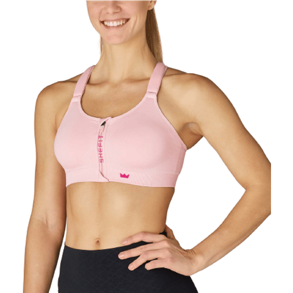 Shefit Sports-bh med lav støtte, pink, XL