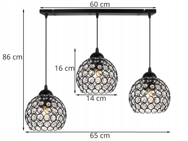 LOFTHÆNGENDE LAMPE LYKRONE LOFTKRYSTAL