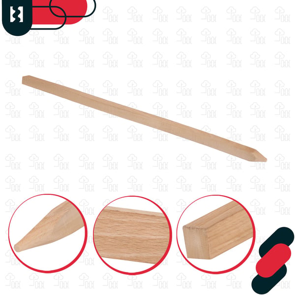 Kotarbau® Puiset tomaatti- ja vihannespuutarhan tuet pensaille 60 cm, 10 kpl:n setti