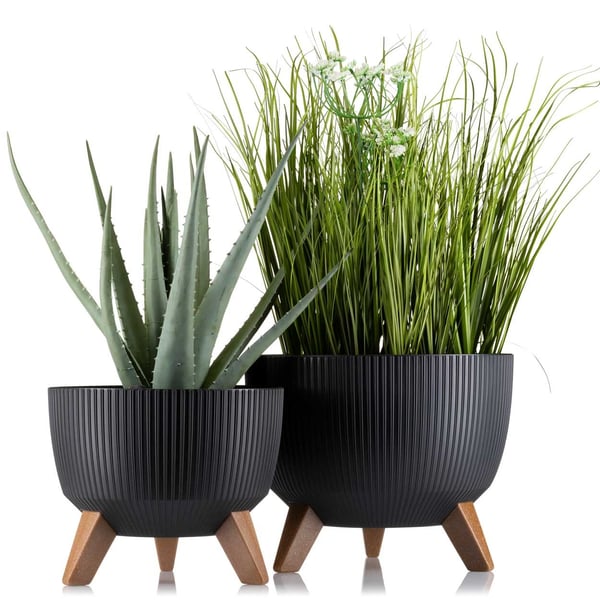 Rosa linea ECO blomkruka svart 29x18 cm