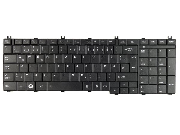 Tradebit - Tastatur für Toshiba Satellite | Deutsch DE qwertz | Volle Yhteensopivuus | Hochwertige Materialien | Mallit: C650 C660 L670 Tradebit - Tastatur für Toshiba Satellite | Deutsch DE qwertz | Volle Yhteensopivuus | Hochwertige Materialien | Mallit: C650 C660 L670