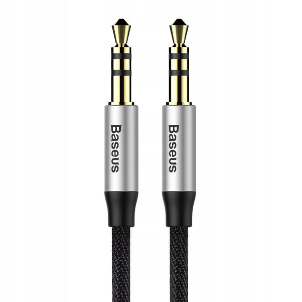 Baseus CAM30-BS1 100cm AUX lydkabel stik - jackstik 3,5 mm stereo
