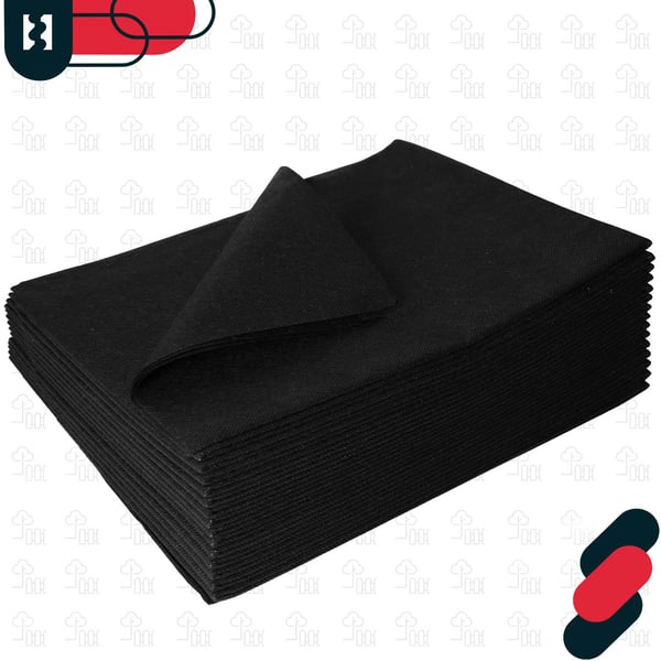 KOTARBAU® ogrässkyddande trädgårdstextil svart 70 g/m² 3,2 x 5 m