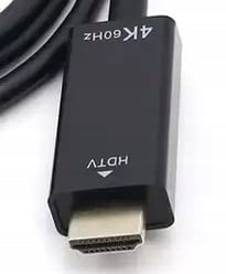 DisplayPort - HDMI 2.0 -sovitinkaapeli, 4K/60Hz, 3M - Pawonik