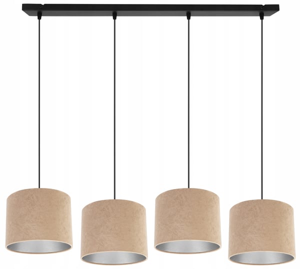 HÆNGELAMPE, LOFTKRONE, KROM, FLØJLSSKÆRM