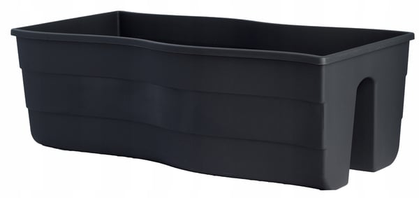 Wave 60 räcke blomkruka | Antracit