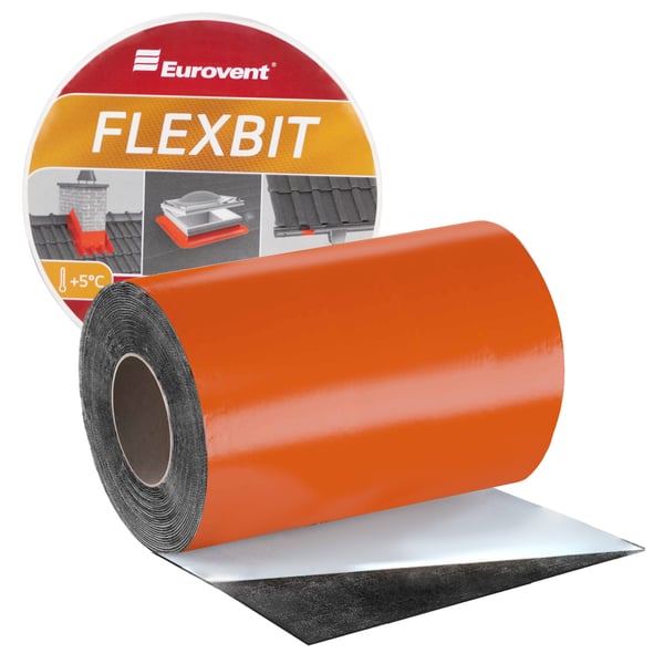 FLEXBIT bitumiiniteipit 300mm x 10m RAL 8004