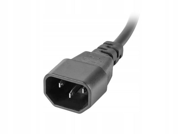 Lanberg strømskinne til 10" skabe 1U 10A PDU 3x Schuko 2m sort