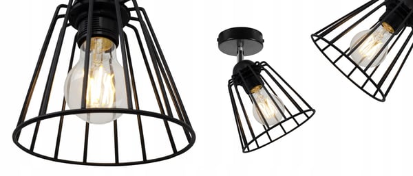 LOFTSLAMPE EDISON RETRO LED VÆGLAMPE