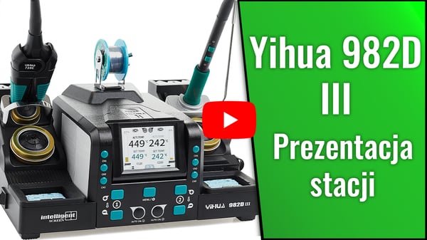 Yihua 982D-III loddestation til 210 spidser + termopincet