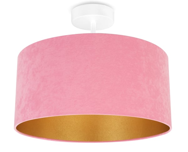 LOFTSLAMPE MED SKÆRM I GULD FLØJL LED-UDVALG