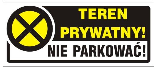 KLISTERMÄRKE 23*10CM PRIVAT OMRÅDE! PARKERA EJ! - FLIK TBI-15N KLISTERMÄRKE 23*10CM PRIVAT OMRÅDE! PARKERA EJ! - FLIK TBI-15N