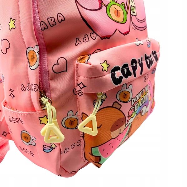Kapybara-reppu kouluun, kouluun, kaupunkiin, matkalle, Kapybara-reppu