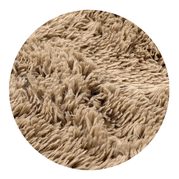 Tæppe Shaggy Antiskrid 80x120 cm Beige