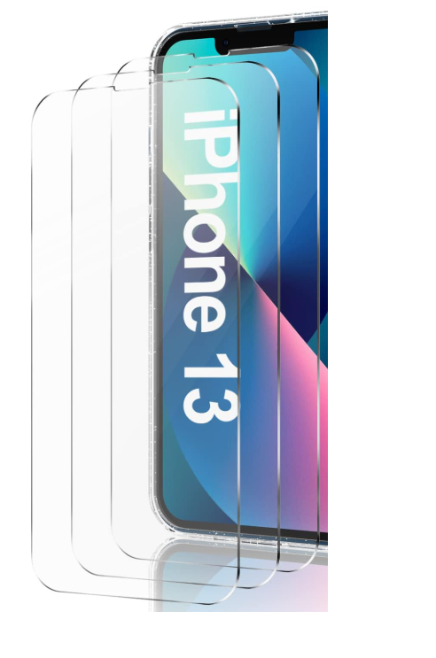 Transparent bakskal för Apple iPhone 13 Pro + 3x härdat glas