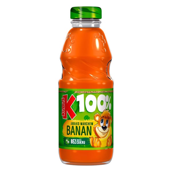 Kubuś 100% frugtjuice æble gulerod banan 300 ml