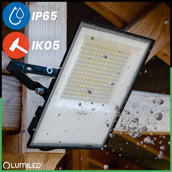 LED-arbetslampa utomhus BRIGHT vattentät 150W 16500lm 4000K LUMILED