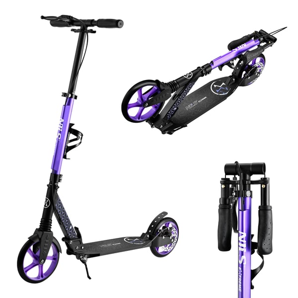 VIOLET SCOOTER MED SKIVEBREMSE NILS EXTREME HM124T