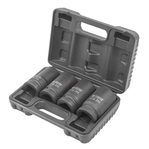 Iskuhylsysarja 1" 27-36 mm 6-kulmainen