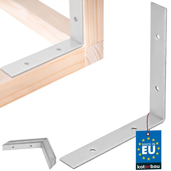Kirvesmiehen kulmaliitin sinkittyä terästä 150x150x25 MM 12 kpl