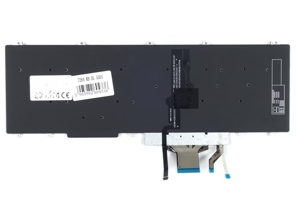 Dell Latitude 5500 5501 5510 5511 tastatur med LED-trackpoint