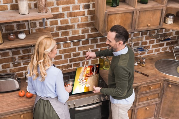 Glas skärbräda 52x40 auto