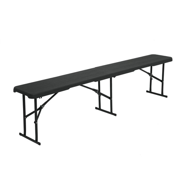 Klappbar havebænk 183 cm antracitgrå NC3404 Nils Camp Klappbar havebænk 183 cm antracitgrå NC3404 Nils Camp