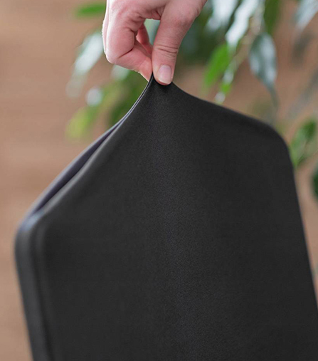 XXL vino tuolinpäällinen, sileä musta
