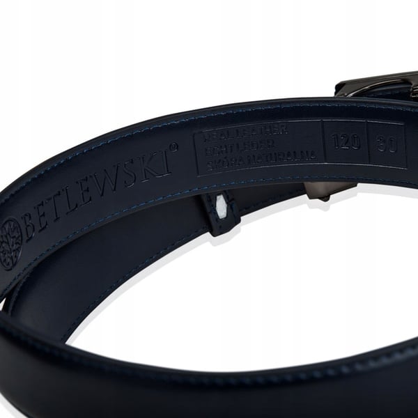 C30-GU NAVY 115 ELITE herrskinnbälte marineblå