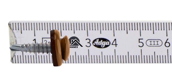 Landmandsskruer GTF02P Panhoved 4,8x20mm RAL 8003
