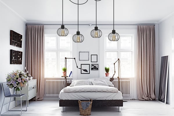 Hämähäkki LED-riippuvalaisin retrotyylinen LOFT moderni