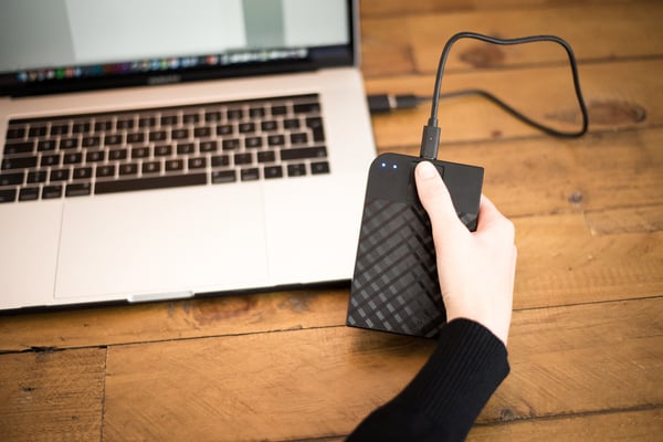 Verbatim 2 TB 2,5" Fingerprint Secure USB-C 3.0 Gen1 extern hårddisk med fingeravtrycksläsare
