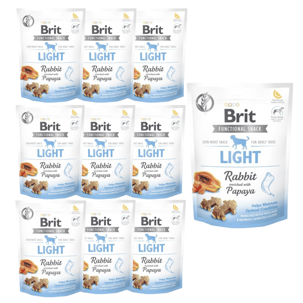 Brit Care Dog Functional Snack LIGHT kanin 10x150g