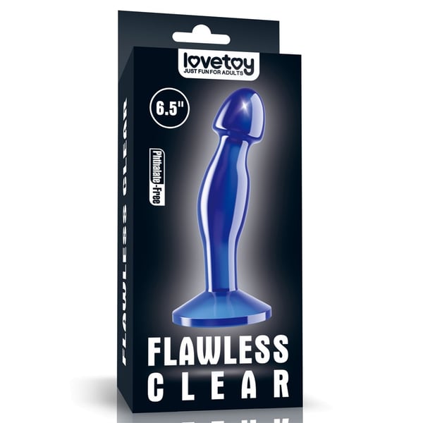 Lovetoy dildo genomskinlig 6,5 tum