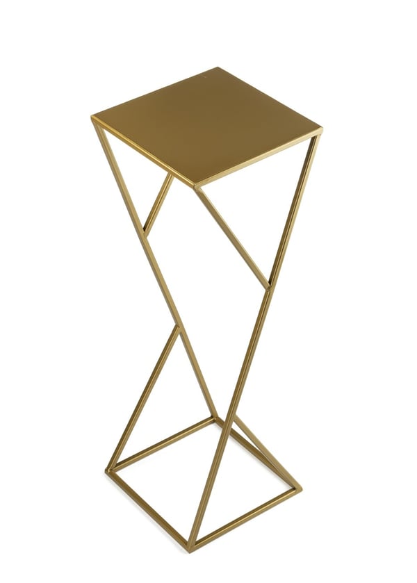 Modernt LOFT blomsterställ, guld, 70 cm