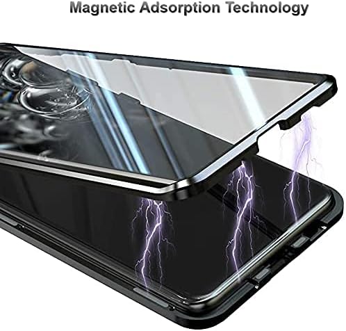 Beskyttende cover til Xiaomi Mi 11 Pro med gennemsigtig lilla magnetisk ramme