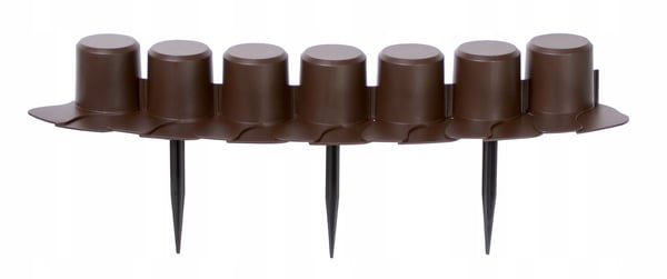 Havepalisade med krave IPAL7 | Brun
