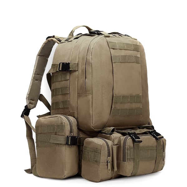 SOTILAINEN TAKTINEN REPU SUURI 50L MIITARY 4in1