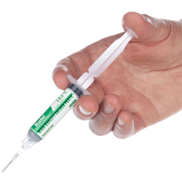 Flux 338 loddesats med flydende tin 183°C og 2 kobberholdere og 2 nåle