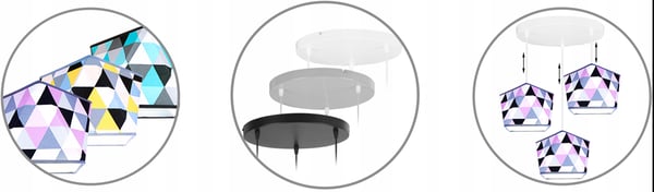 Loftshængende lampe lysekrone lampeskærm moderne