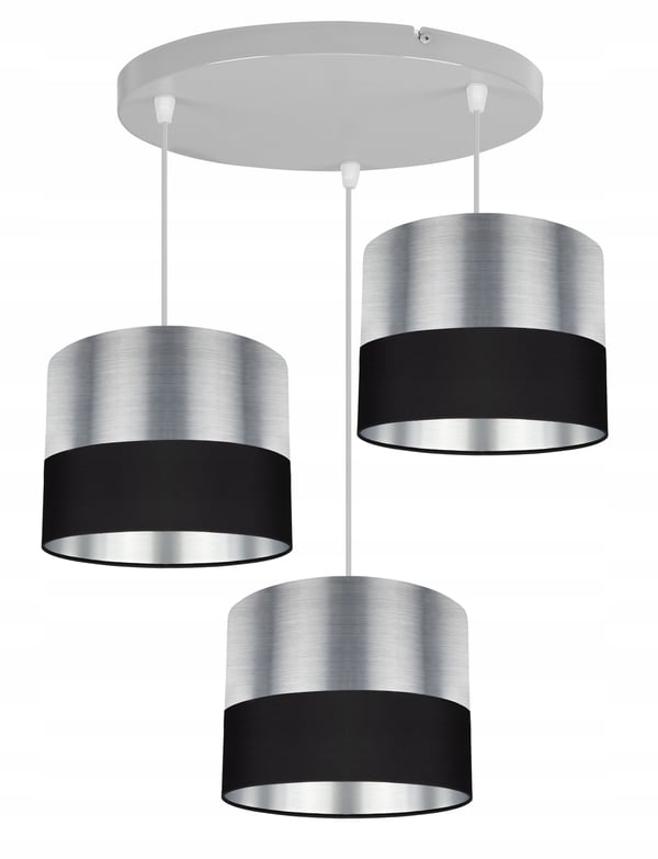 MODERNE LOFTHÆNGELAMPE, KROM LAMPESKÆRM, LED