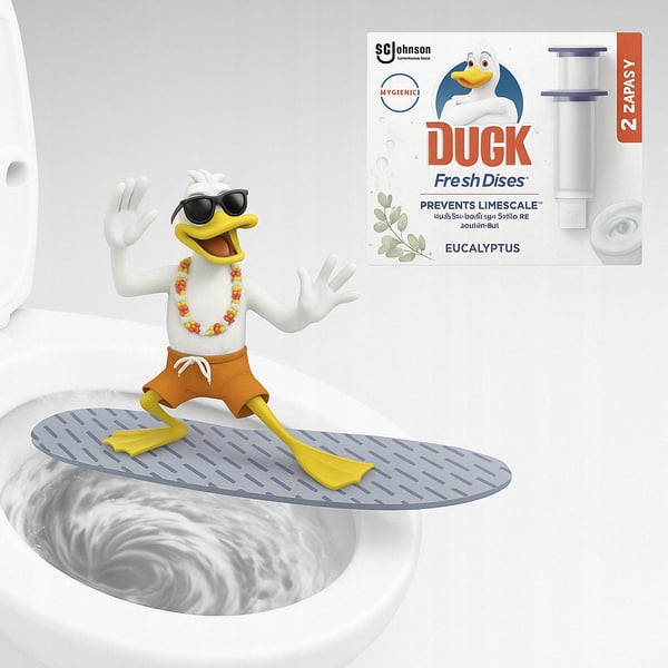 Duck Fresh Discs Eucaliptus toalettgeldisk 72ml 2x36ml
