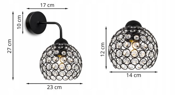 MODERNE KNÆKKE LAMPE ELEGANT LED KRYSTALLER