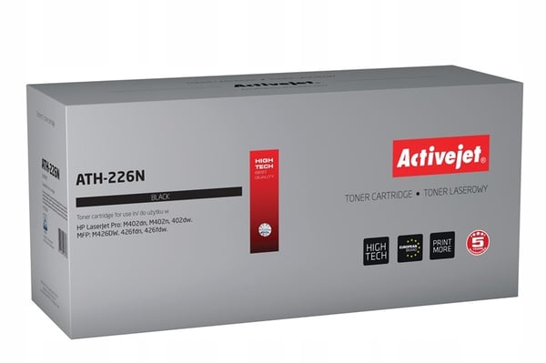 Activejetin yhteensopiva toneri HP 26A CF226A new ATH-226N Activejetin yhteensopiva toneri HP 26A CF226A new ATH-226N