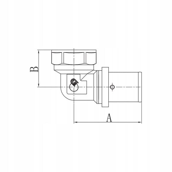 PEX-BÖJ 20X3/4 GW pressfitting