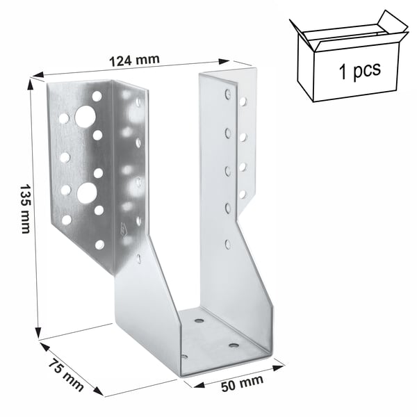 Bjælkeophæng WB52 50x135x75x2.0 (1)