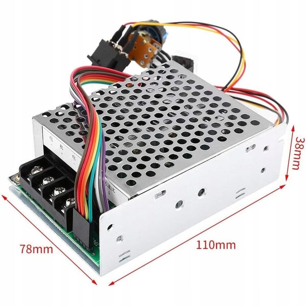 PWM DC-moottorin ohjain 10-50V 40A suunnanvaihdolla